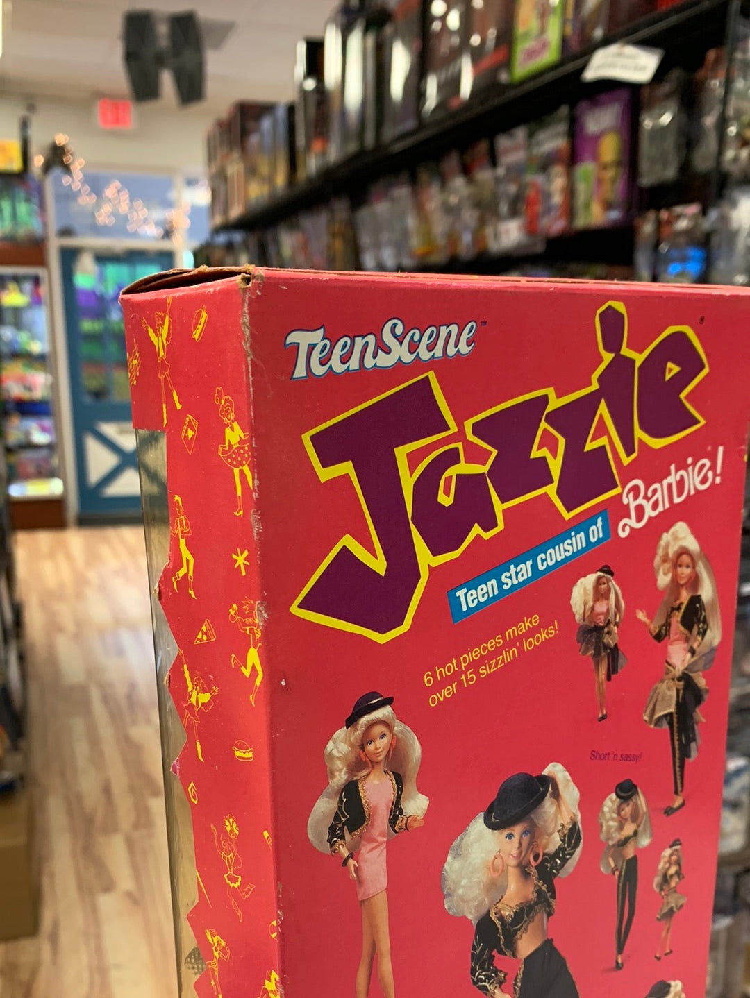 Jazzie Teen Star 5607 (Vintage Barbie, Mattel) Sealed product image 7, provided for visual reference and product detail