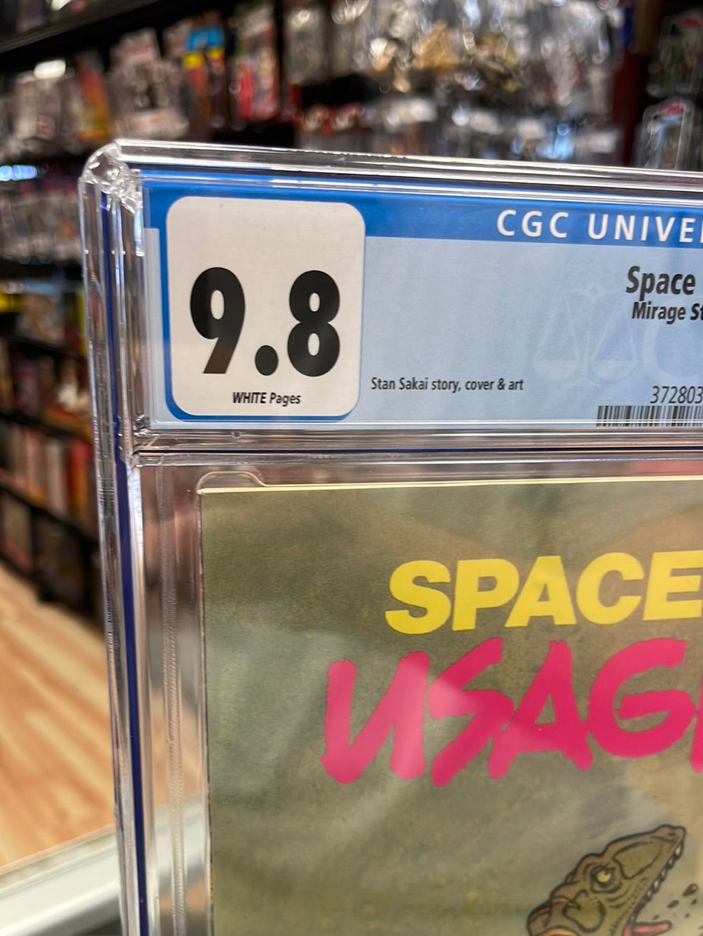 Space Usagi #2 (CGC 9.8, Mirage Studios) product image 2, provided for visual reference and product detail review