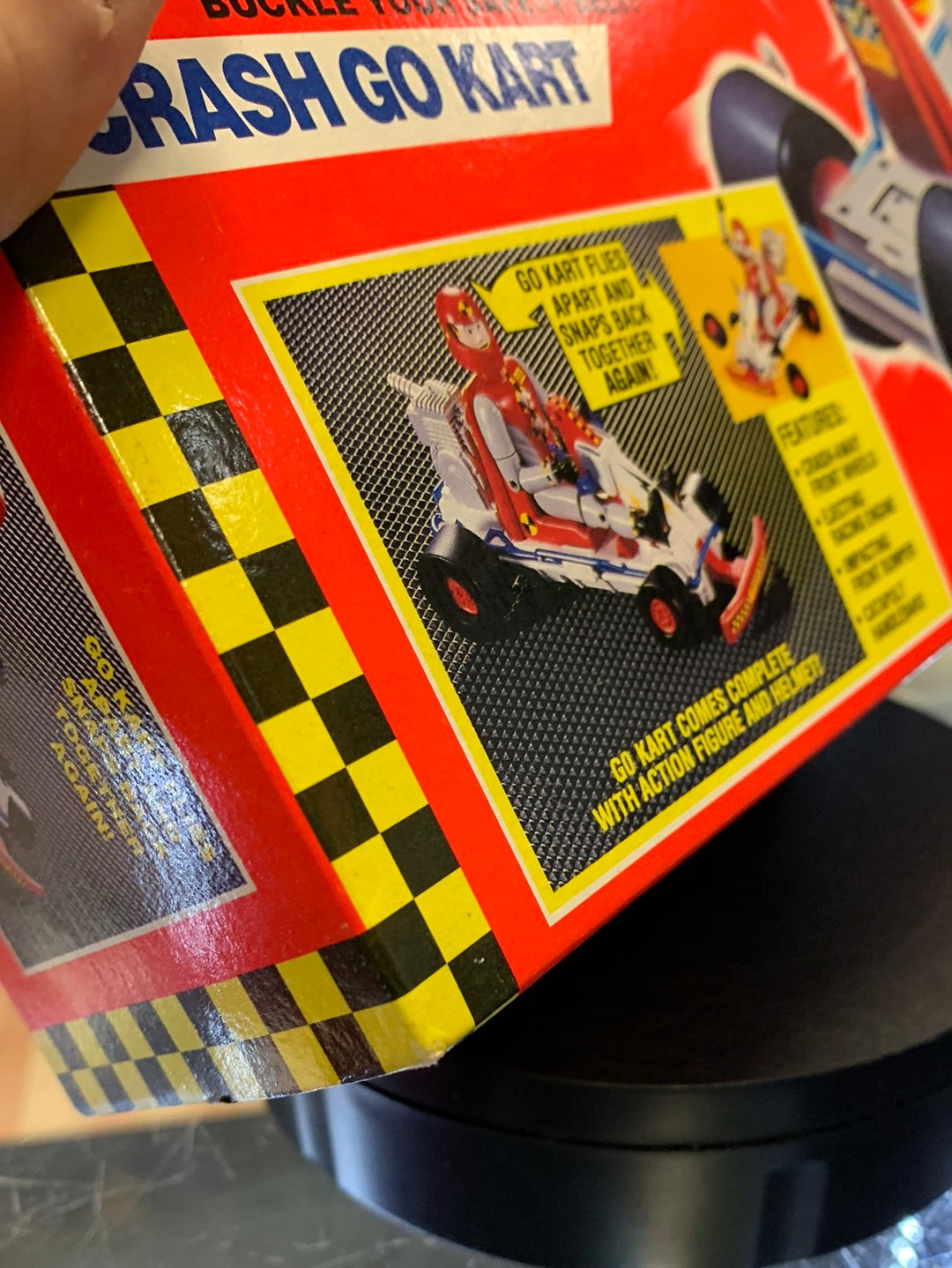 Crash Go Kart (Vintage Incredible Crash Dummies, TYCO) SEALED BOX product image 13, provided for visual reference and