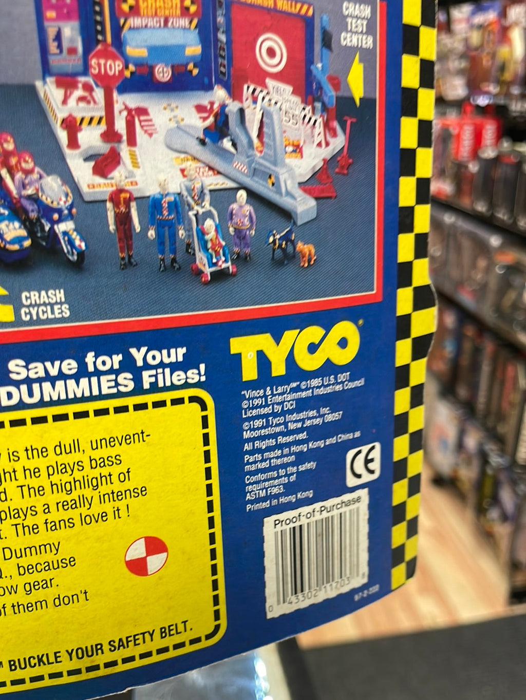 Daryl (Vintage Incredible Crash Dummies, TYCO) SEALED product image 10, provided for visual reference and product detail