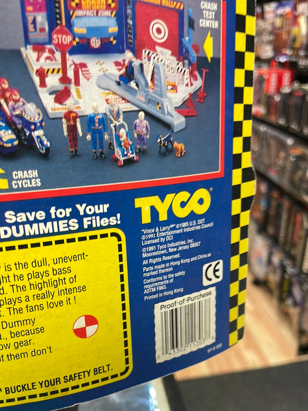 Daryl (Vintage Incredible Crash Dummies, TYCO) SEALED product image 10, provided for visual reference and product detail