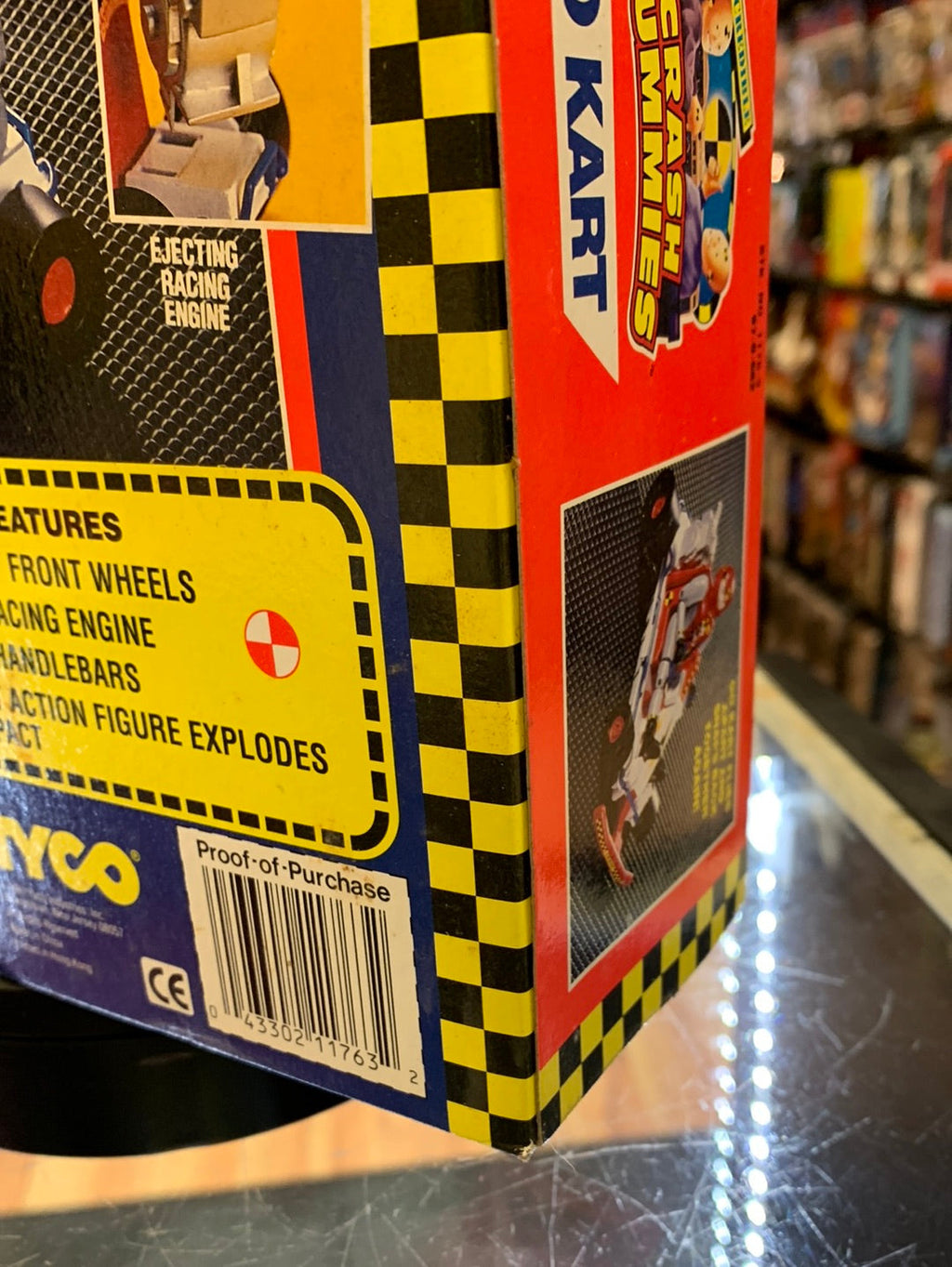 Crash Go Kart (Vintage Incredible Crash Dummies, TYCO) SEALED BOX product image 8, provided for visual reference and product