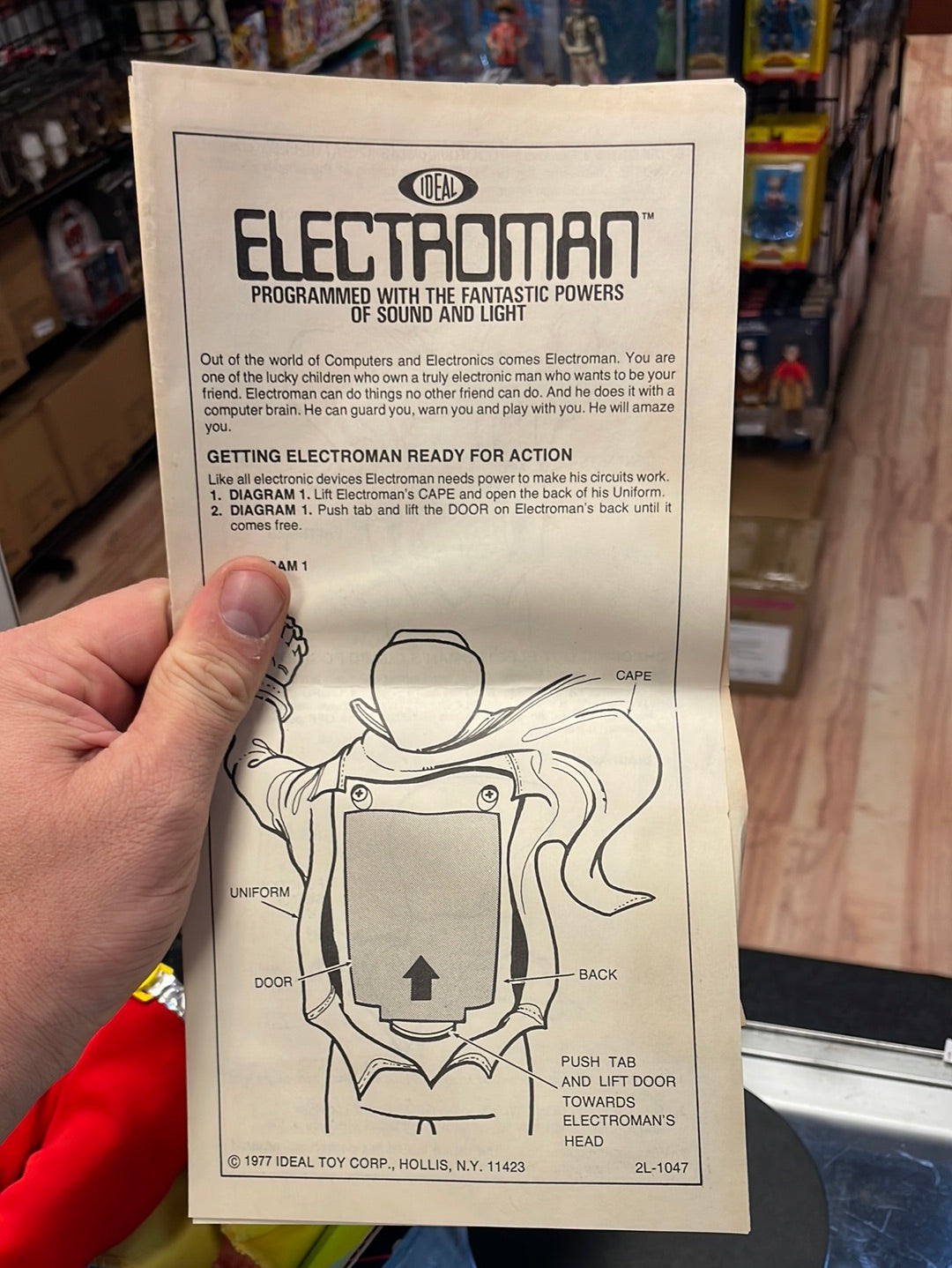 Vintage Programmable Electroman (Ideal 1977, Electroman) TESTED WORKING product image 19, provided for visual reference and