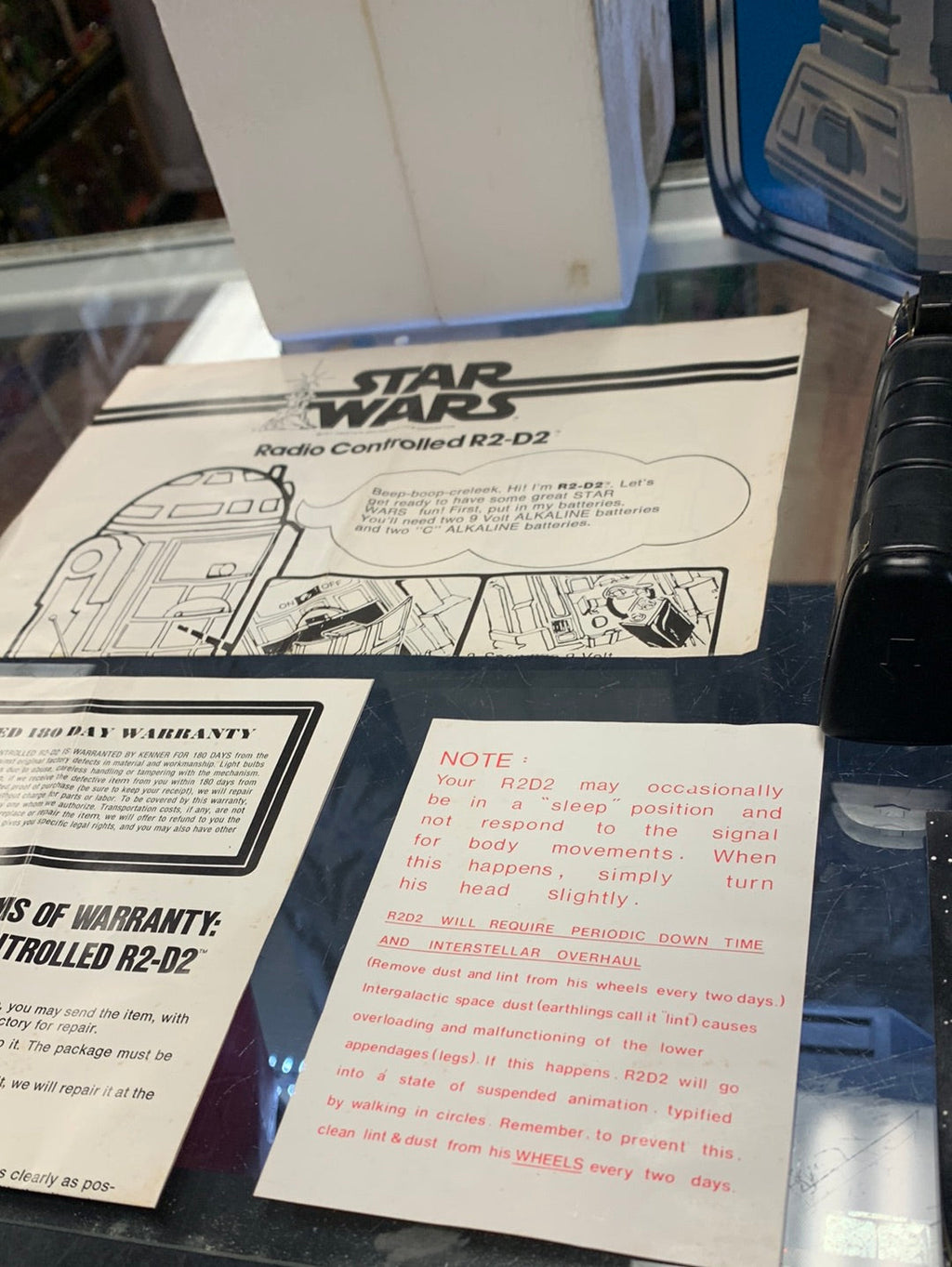 Radio Comtrolled R2-D2 (Kenner Vintage Star Wars) 3518 product image 9, provided for visual reference and product detail