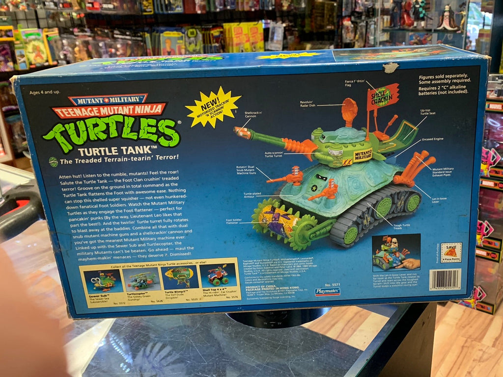 Turtle Tank SEALED BOX (Vintage TMNT Ninja Turtles, Playmates) product image 20, provided for visual reference and product