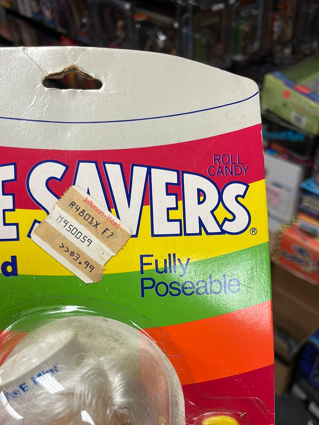 Mike E Mint 950 Scented Doll (Vintage Life Savers, Remco) Sealed product image 3, provided for visual reference and product