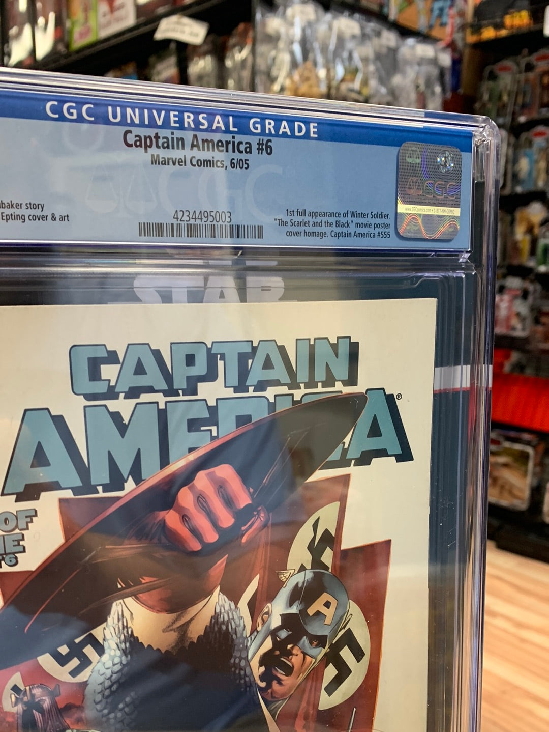 Captain America #6 1st Winter Soldier (CGC 9.6, Marvel Comics) product image 3, provided for visual reference and product