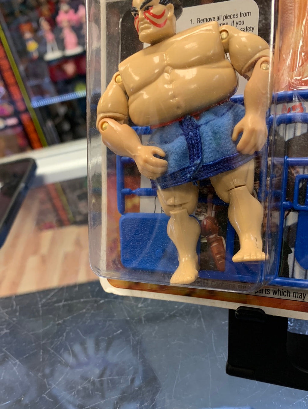 Edmond Honda 81091 (Vintage Street Fighter GI Joe, Hasbro) Sealed product image 6, provided for visual reference and product