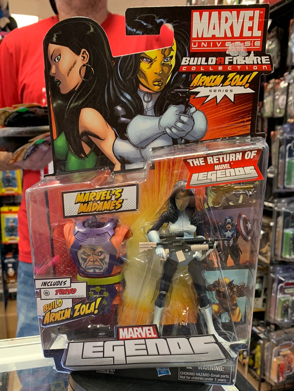 Marvels Madames ARNIM ZOLA BAF (Marvel Legends, Hasbro) product image 1, provided for visual reference and product detail