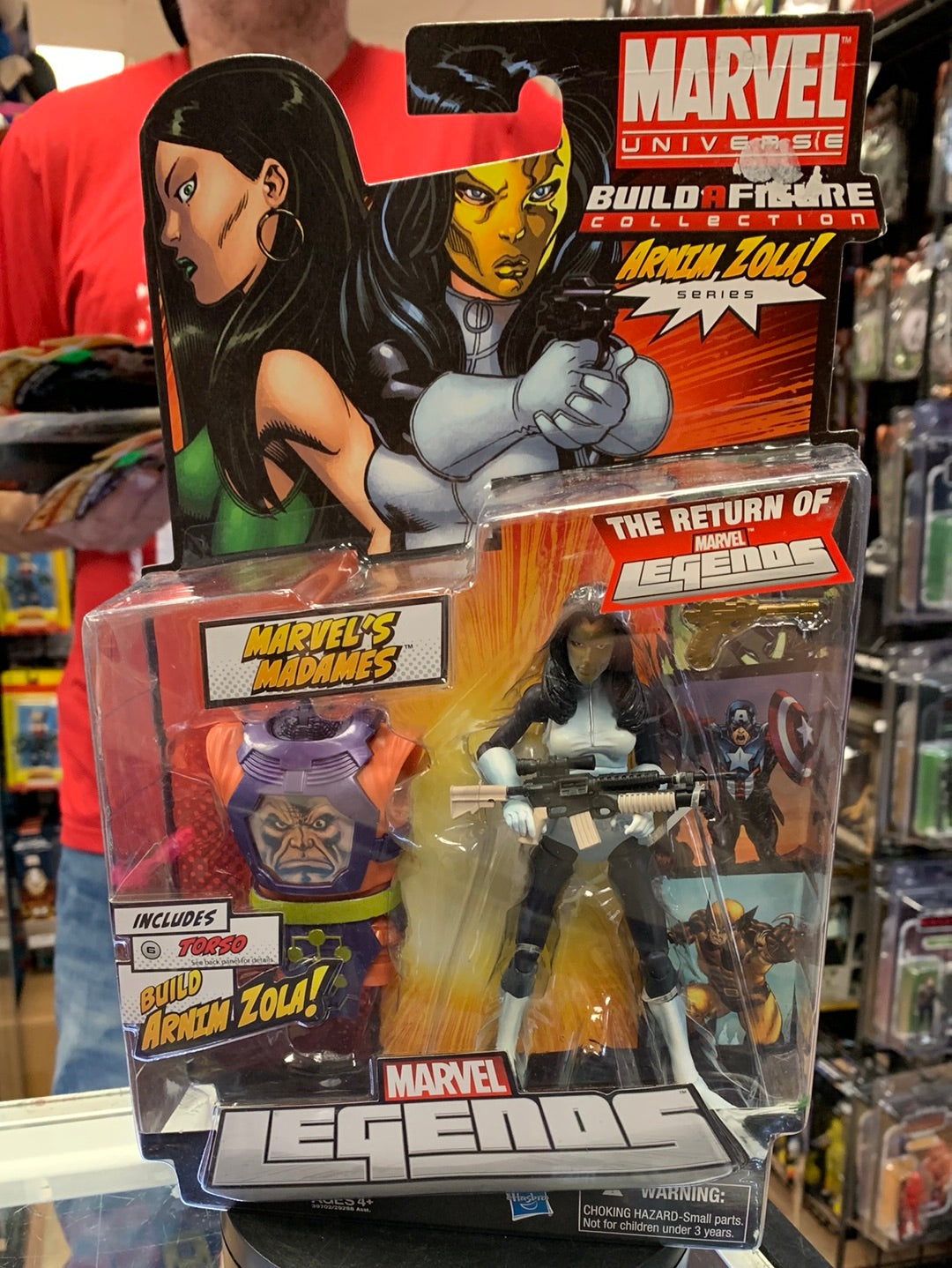 Marvels Madames ARNIM ZOLA BAF (Marvel Legends, Hasbro) product image 1, provided for visual reference and product detail