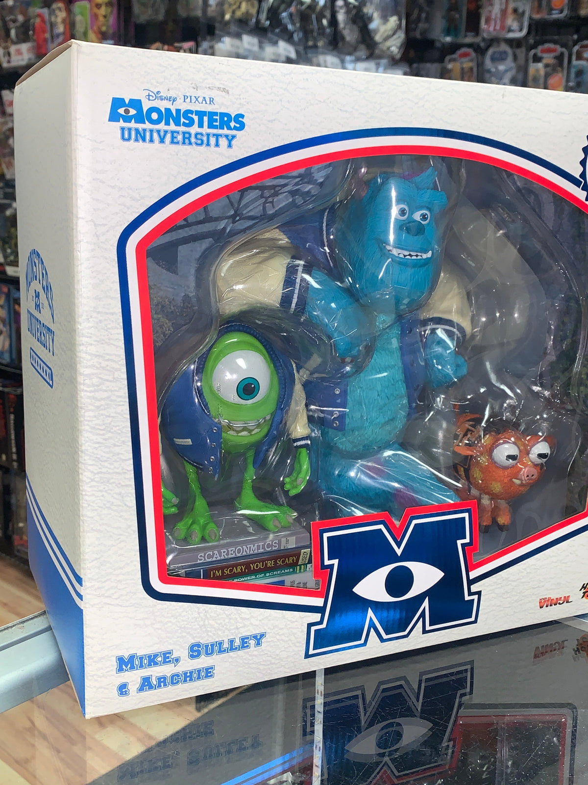 Monsters University Mike Sulley Archie MMS Vinyl (Hot Toy, Sixth Scale) Sealed product image 4, provided for visual