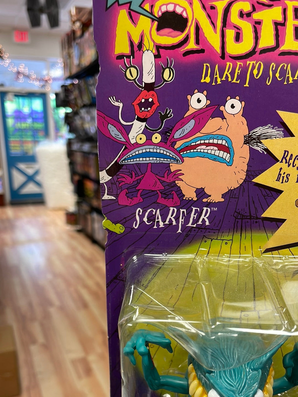 Scarfer (Vintage Nickelodeon Real Monsters, Mattel) Sealed product image 7, provided for visual reference and product detail