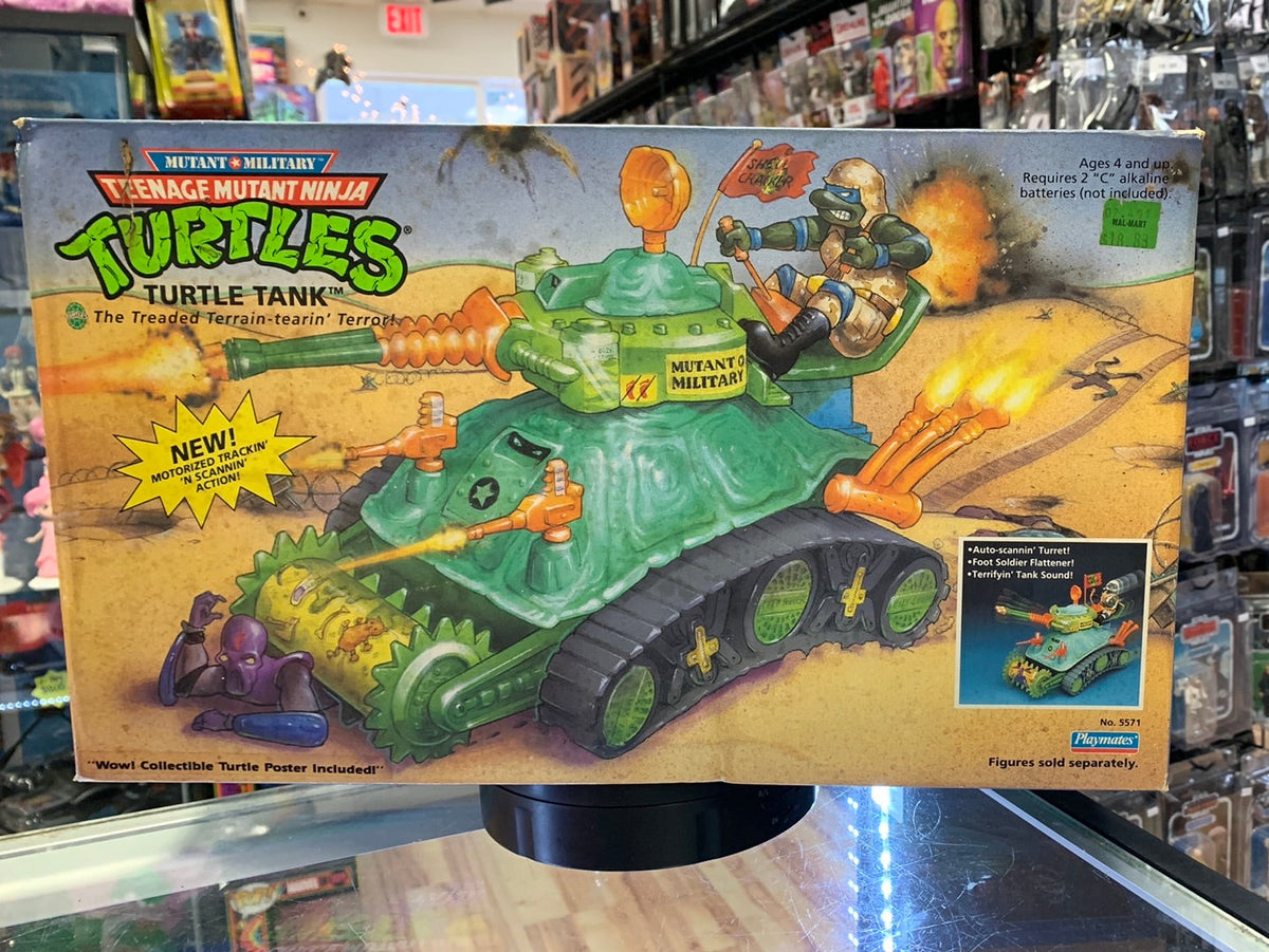Turtle Tank SEALED BOX (Vintage TMNT Ninja Turtles, Playmates) product image 1, provided for visual reference and product
