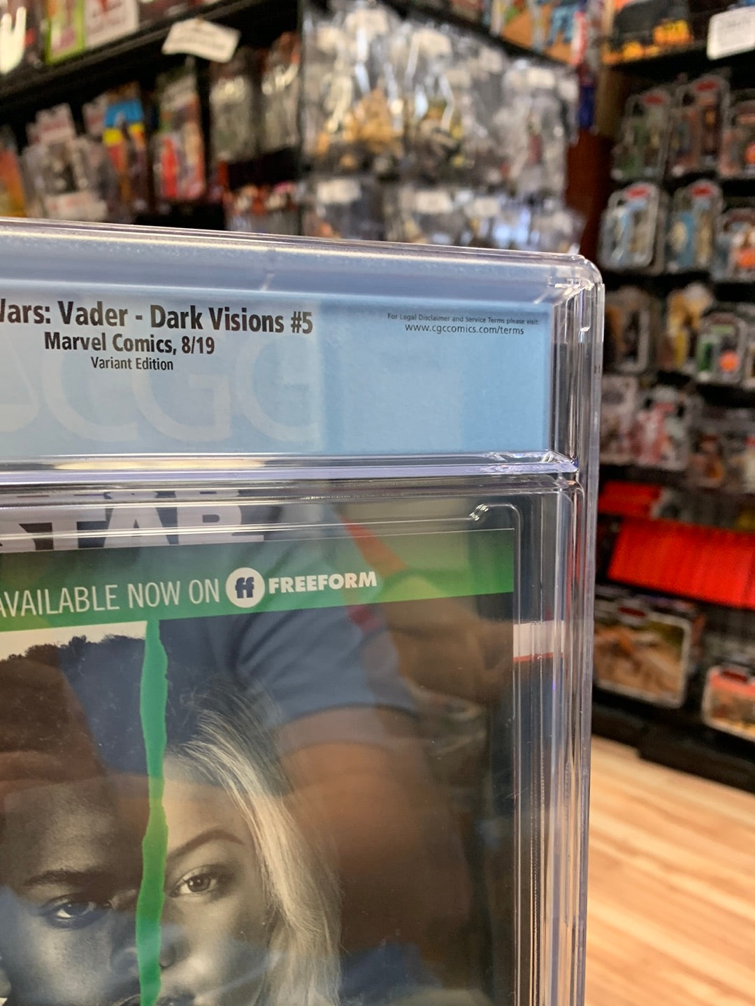 Star Wars Vader Dark Visions 5 Variant 1:25 (CGC 9.8, Marvel Comics) product image 11, provided for visual reference and