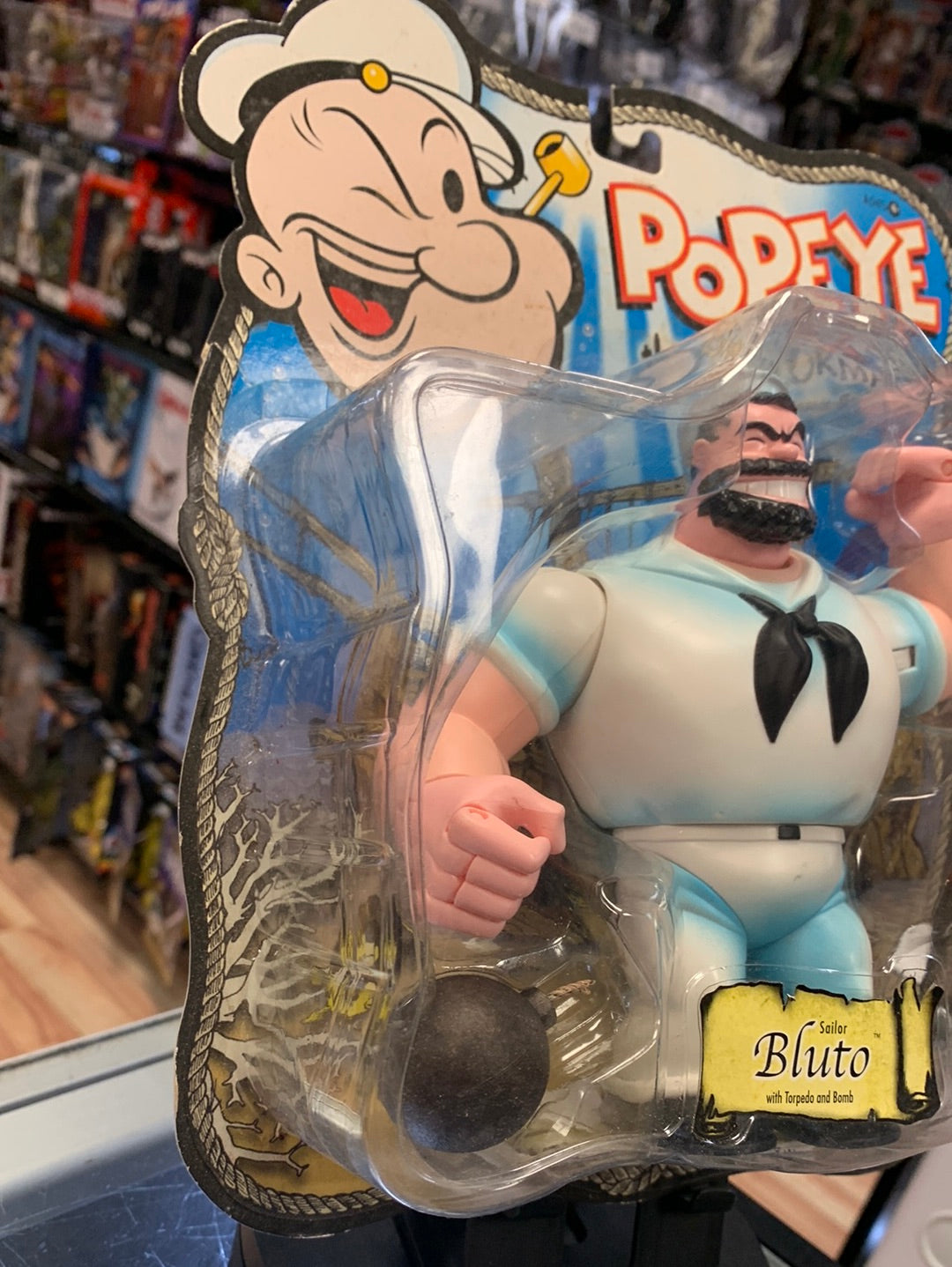 Sailor Bluto Figure (Mezco, Popeye the Salorman) product image 9, provided for visual reference and product detail review