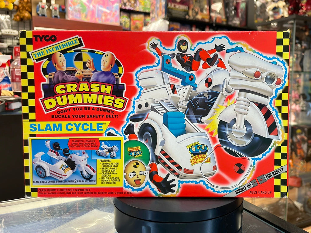Slam Cycle (Vintage Incredible Crash Dummies, TYCO) SEALED product image 1, provided for visual reference and product detail