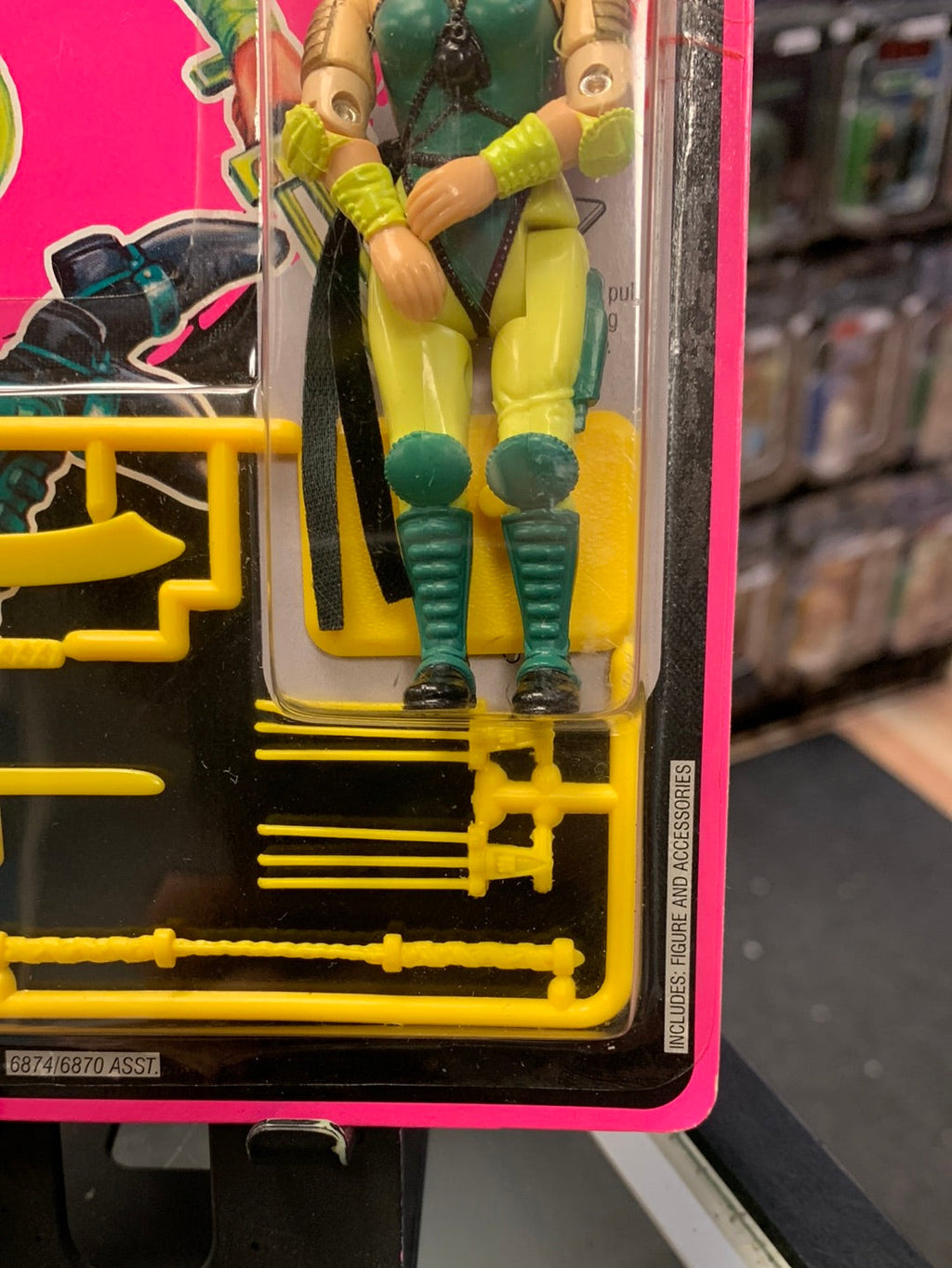 Ninja Force Scarlett (Vintage GI Joe, Hasbro) Sealed product image 6, provided for visual reference and product detail review