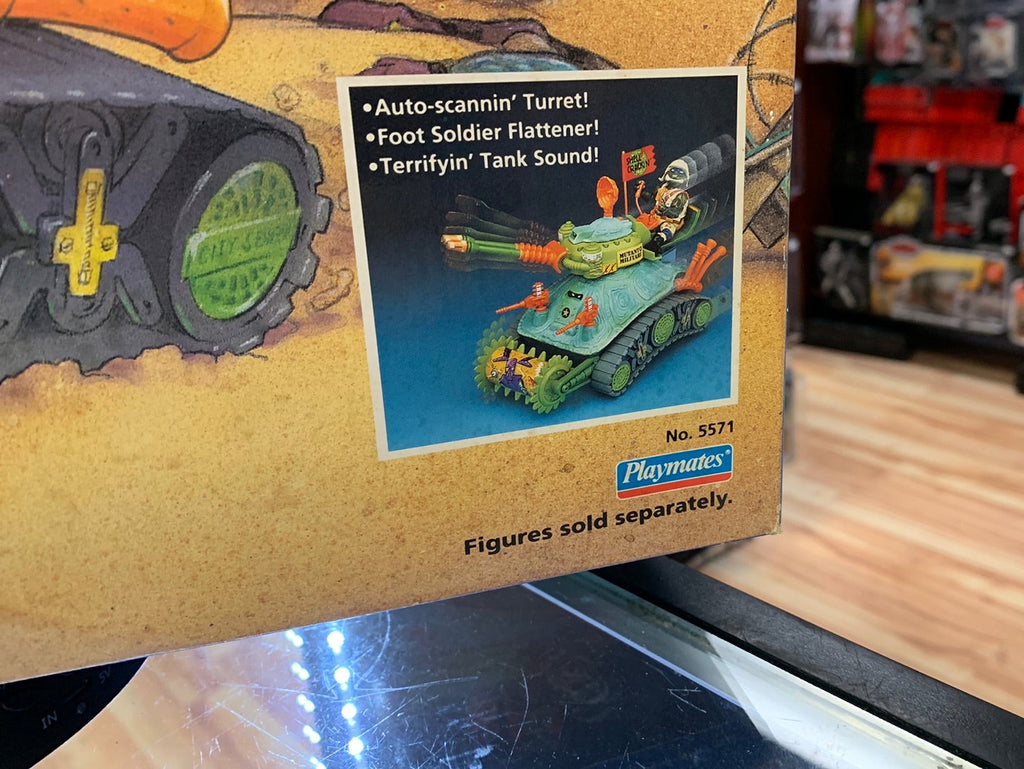 Turtle Tank SEALED BOX (Vintage TMNT Ninja Turtles, Playmates) product image 8, provided for visual reference and product