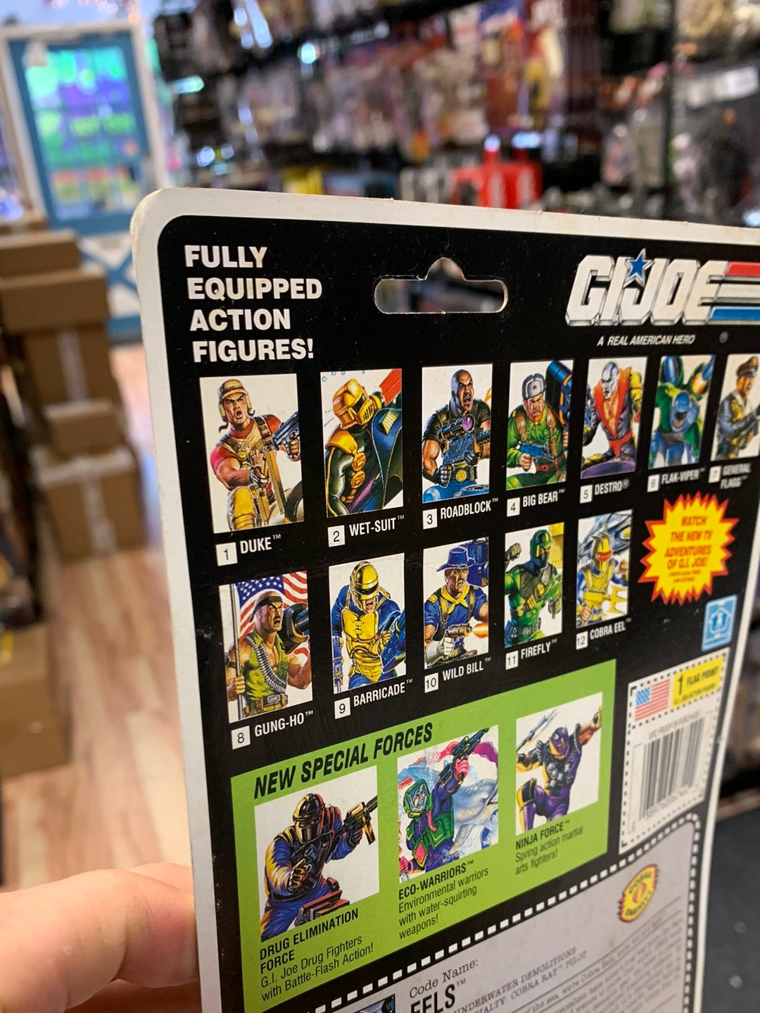 Eel Cobra Underwater Specialist v2 (Vintage GI Joe, Hasbro) Sealed product image 9, provided for visual reference and