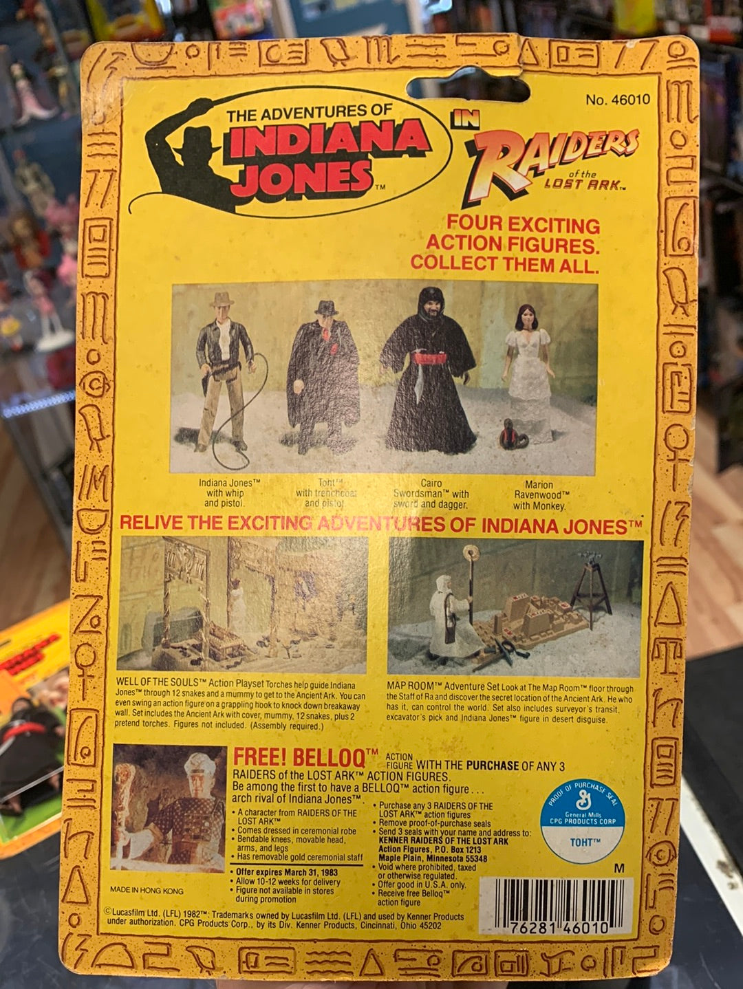 Toht 4 Back(Vintage Indiana Jones ROTA, Kenner) Sealed product image 13, provided for visual reference and product detail