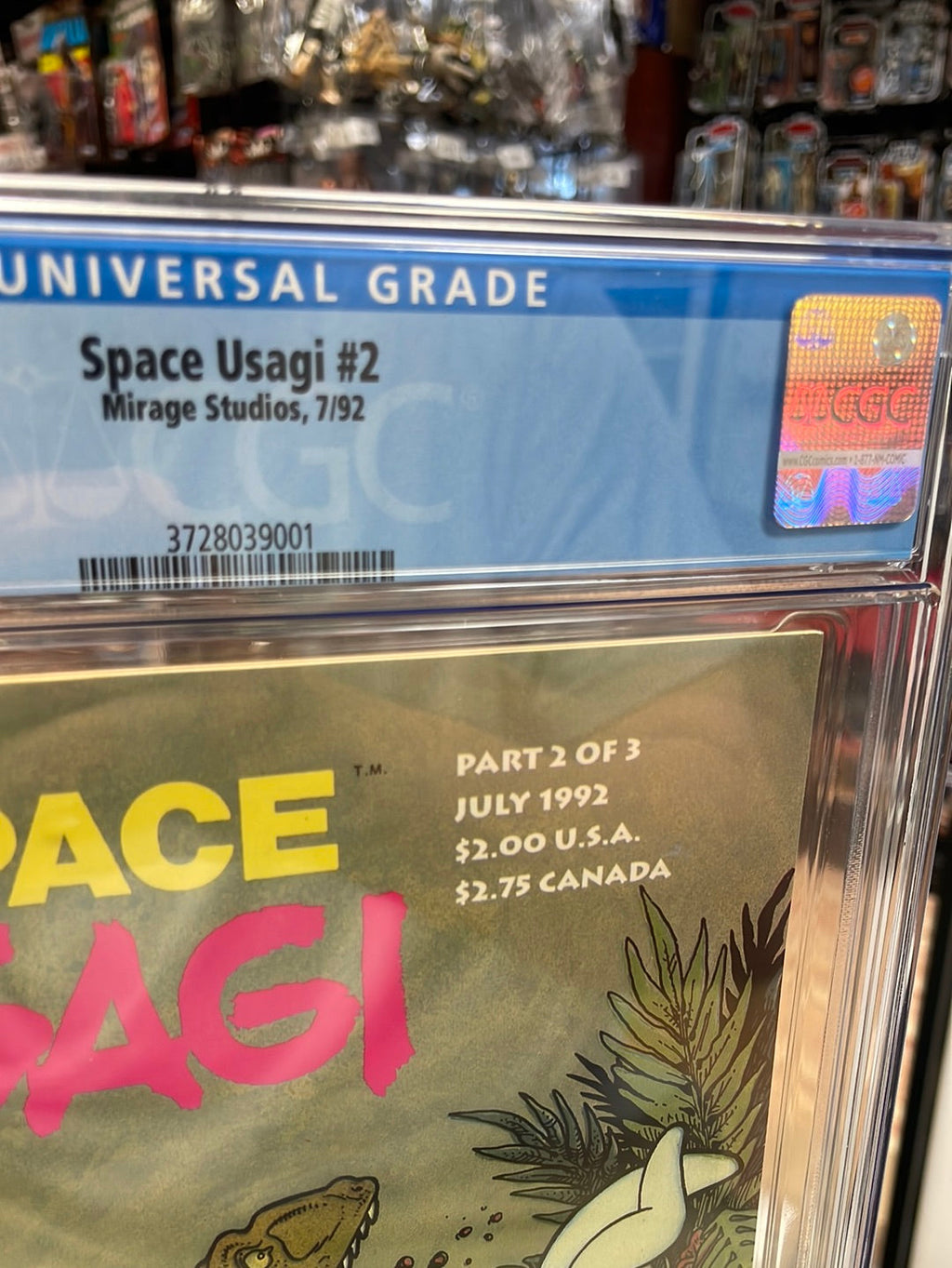 Space Usagi #2 (CGC 9.8, Mirage Studios) product image 3, provided for visual reference and product detail review