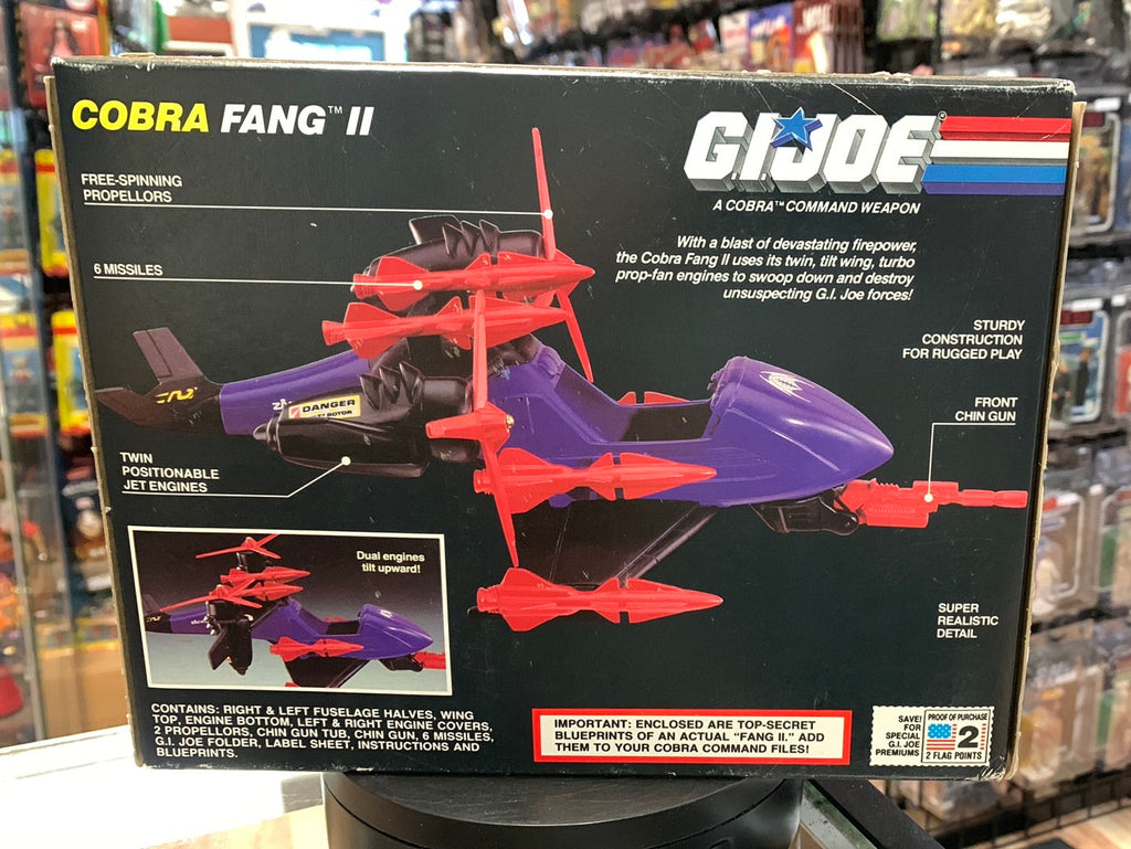 Cobra Fang II (Vintage GI Joe, Hasbro) Sealed product image 6, provided for visual reference and product detail review
