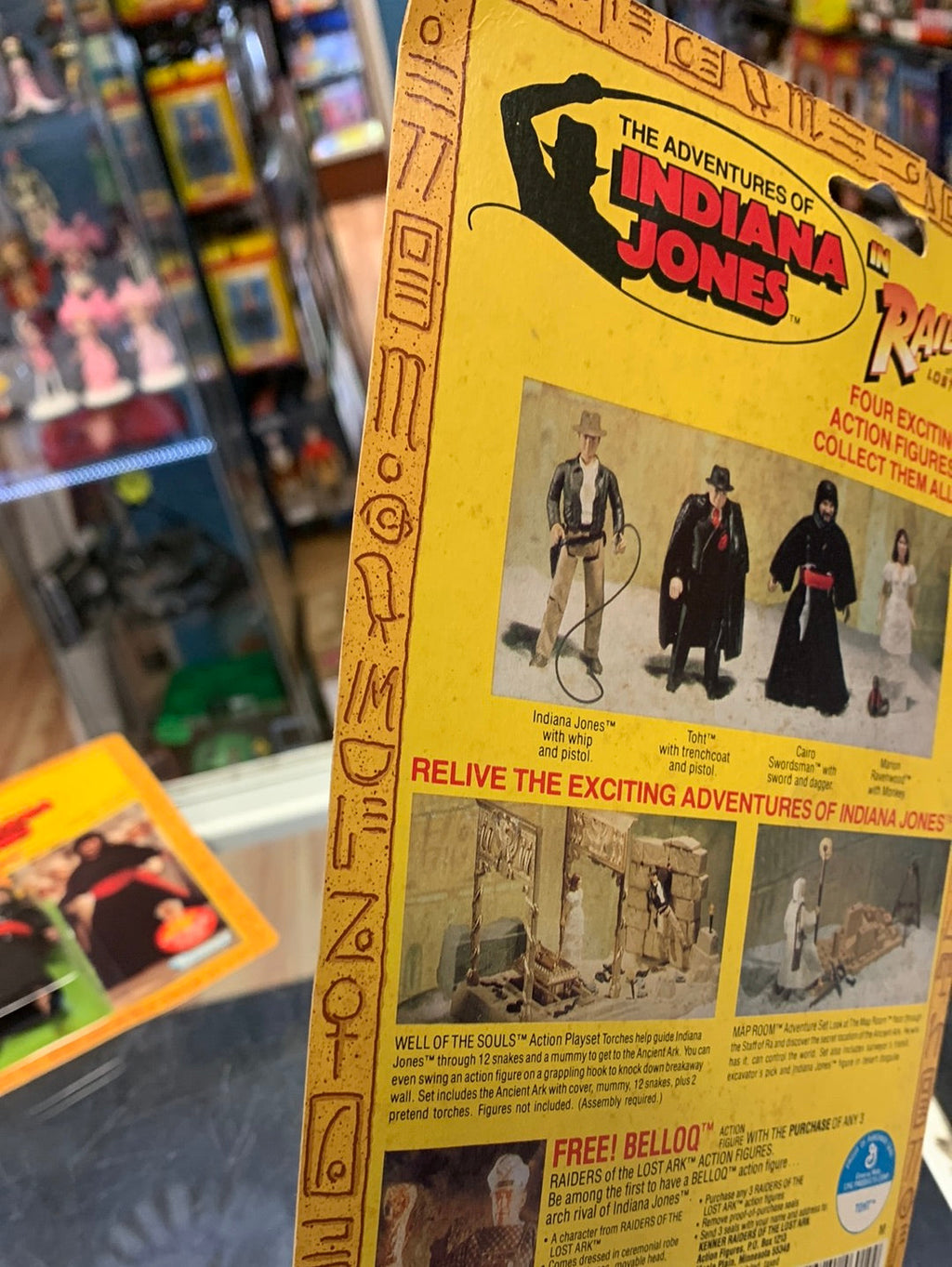 Toht 4 Back(Vintage Indiana Jones ROTA, Kenner) Sealed product image 15, provided for visual reference and product detail