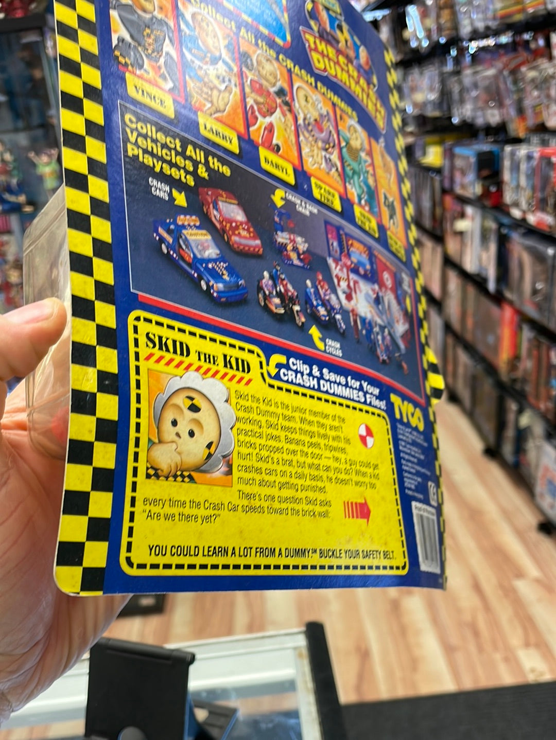Skid the Kid (Vintage Incredible Crash Dummies, TYCO) SEALED product image 11, provided for visual reference and product