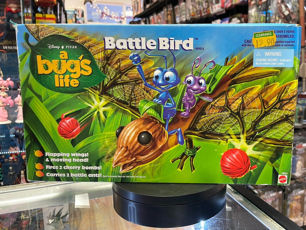 Vintage Battle Bird Vehicle (Disney Bugs Life, Mattel) SEALED product image 1, provided for visual reference and product