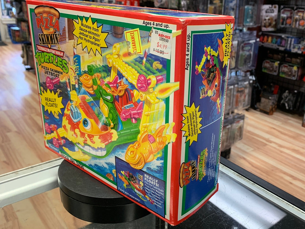 Pizza Skimmin Jet Boat BB (Vintage TMNT, Playmates) Sealed product image 16, provided for visual reference and product