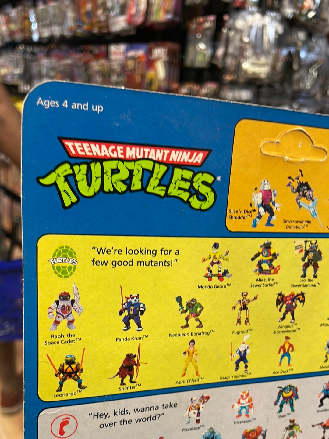 Napoleon Bonafrog (Vintage TMNT, Playmates) Sealed product image 15, provided for visual reference and product detail review