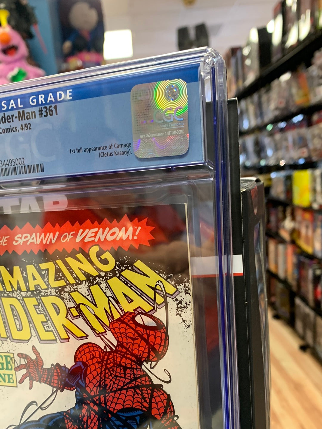 Amazing Spider-Man 361 (CGC 9.0, Marvel Comics) 1st Carnage product image 11, provided for visual reference and product