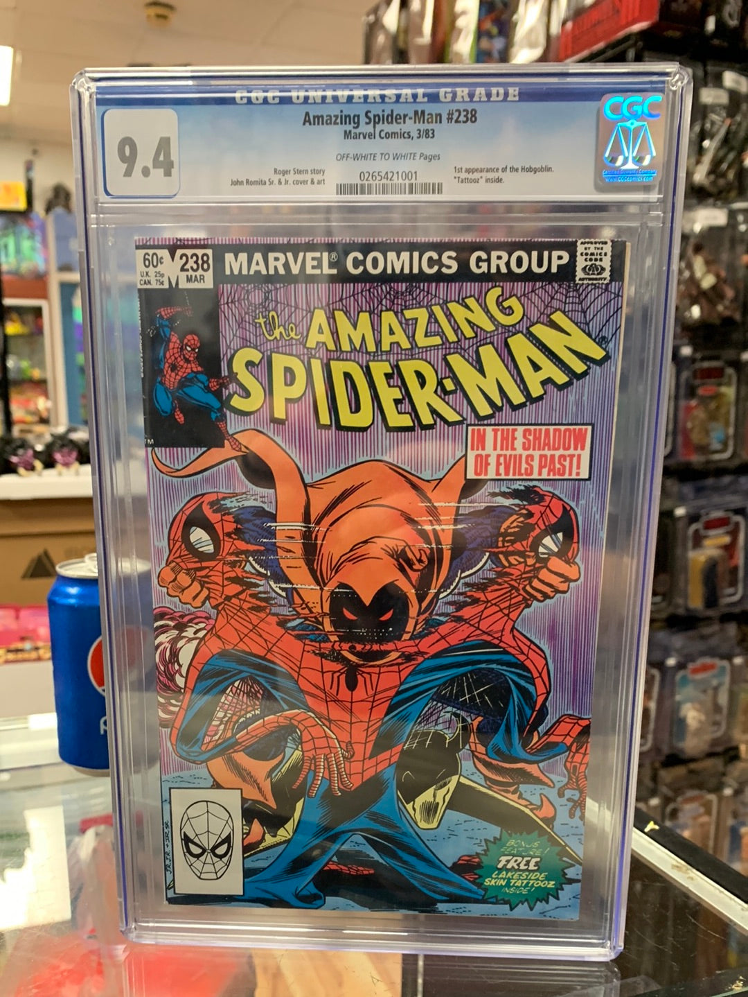 Amazing Spider-Man 238 (CGC Graded 9.4, Marvel) 1st App Hobgoblin product image 1, provided for visual reference and product