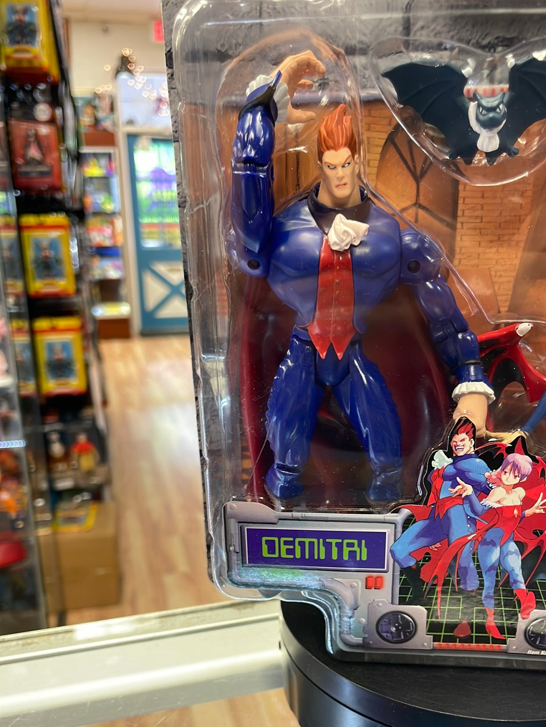 Demitri & Lilith (Capcom Darkstalkers 3, ToyBiz) SEALED product image 6, provided for visual reference and product detail