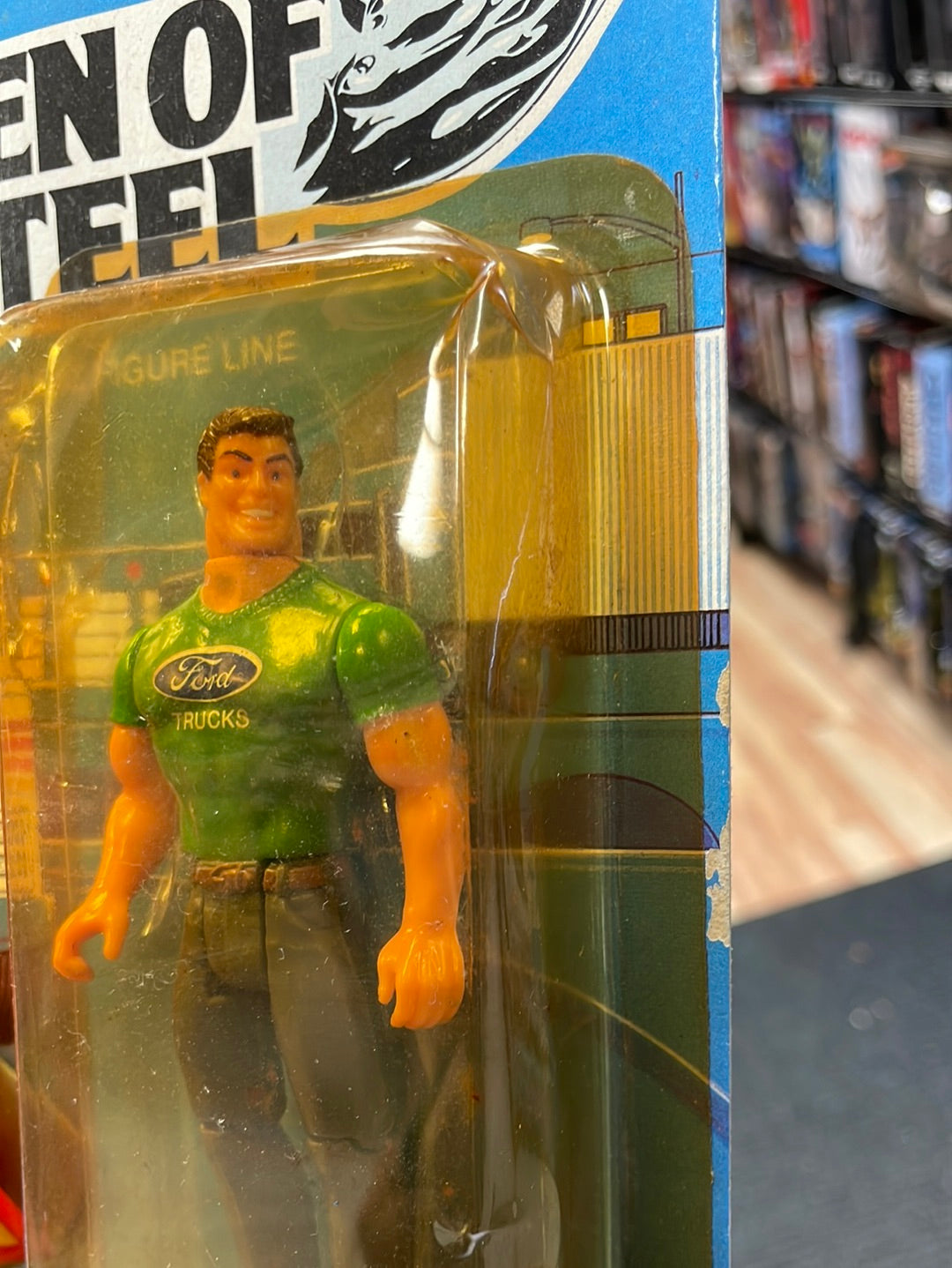 Ford Truck Driver 3.75 figure (Vintage NYlint, Men of Steel 1989) product image 8, provided for visual reference and product