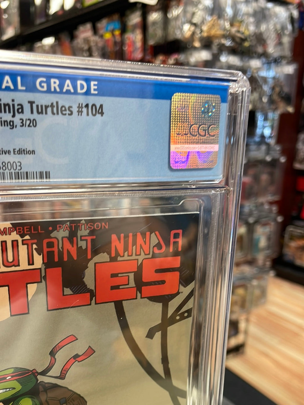 TMNT Ninja Turtles #104 Variant Cover (CGC 9.8, IDW Comics) product image 4, provided for visual reference and product