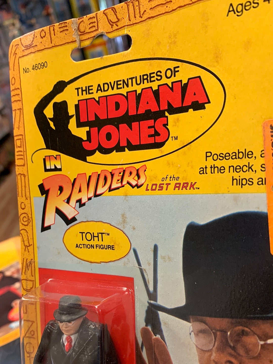 Toht 4 Back(Vintage Indiana Jones ROTA, Kenner) Sealed product image 5, provided for visual reference and product detail