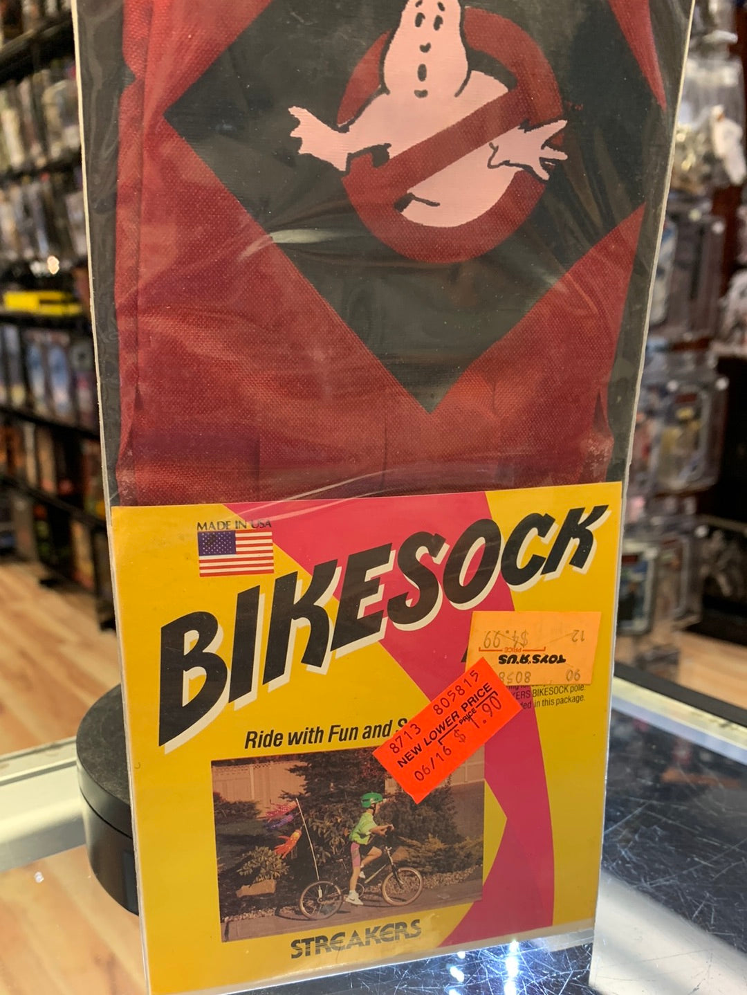 Bikesock Streakers SEALED (Vintage Ghostbusters, Spectra Star) product image 7, provided for visual reference and product