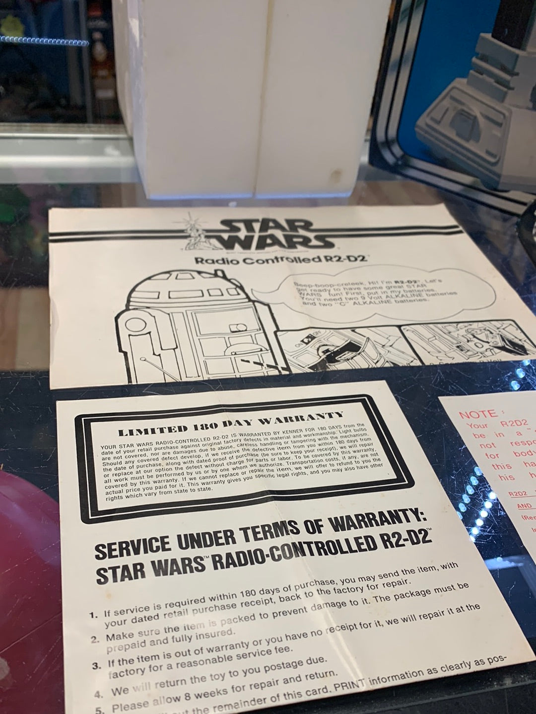 Radio Comtrolled R2-D2 (Kenner Vintage Star Wars) 3518 product image 11, provided for visual reference and product detail