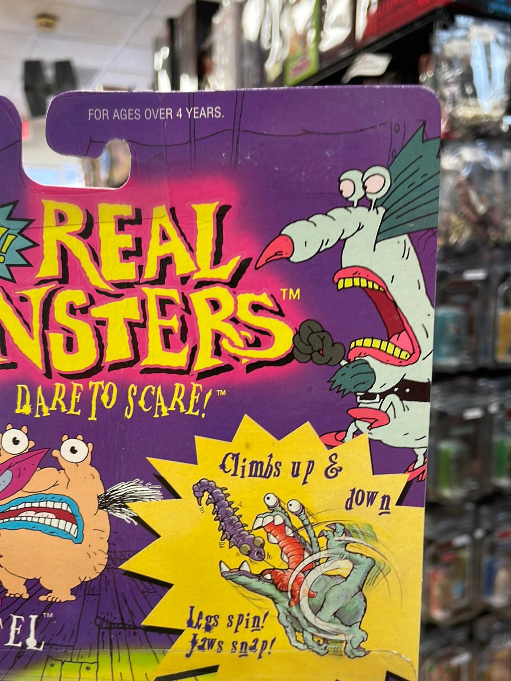Werfel 3146 SEALED (Vintage Nickelodeon Real Monsters, Mattel) product image 3, provided for visual reference and product