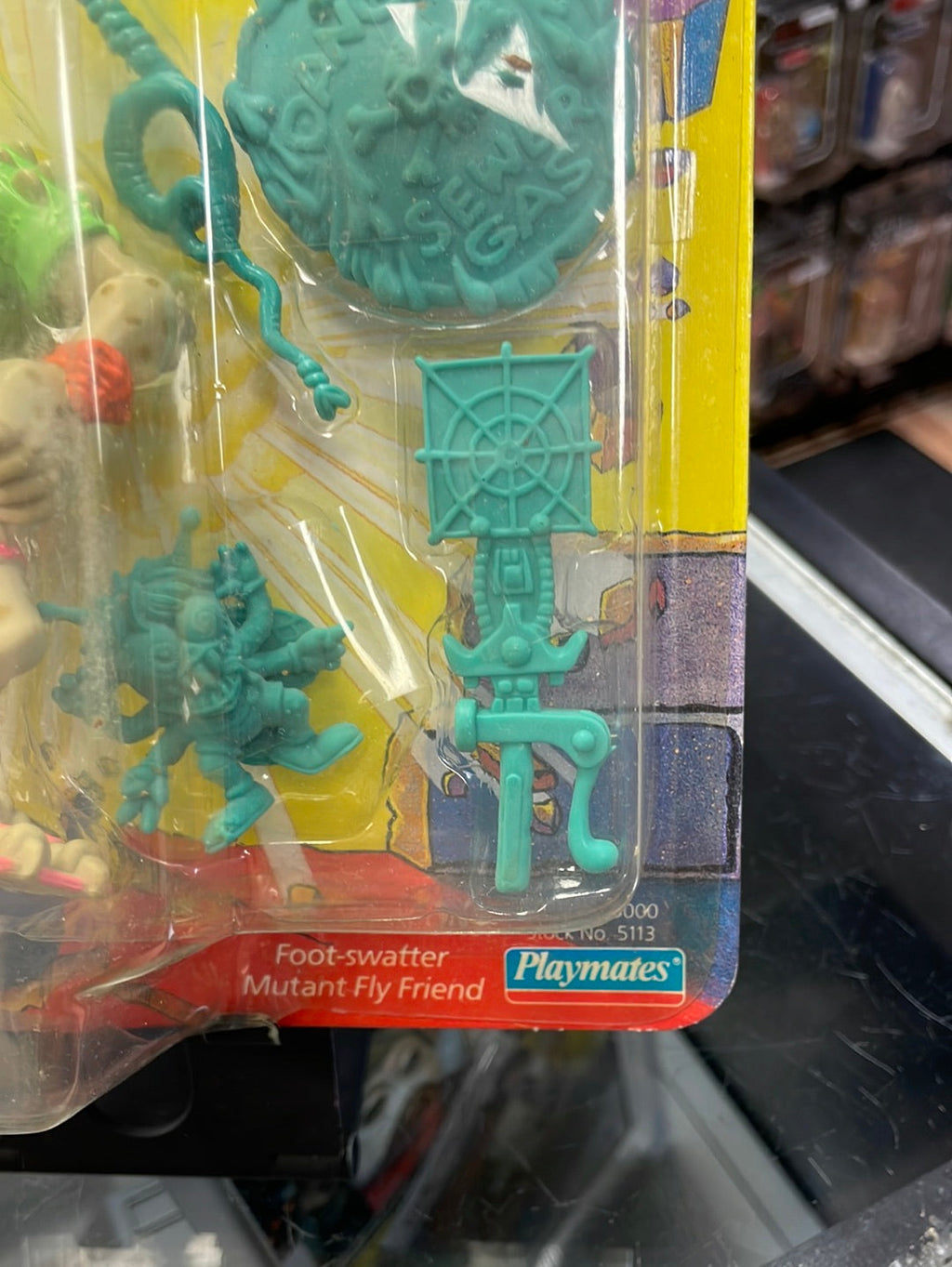 Napoleon Bonafrog (Vintage TMNT, Playmates) Sealed product image 6, provided for visual reference and product detail review