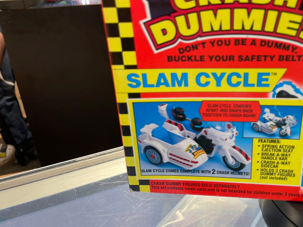 Slam Cycle (Vintage Incredible Crash Dummies, TYCO) SEALED product image 4, provided for visual reference and product detail