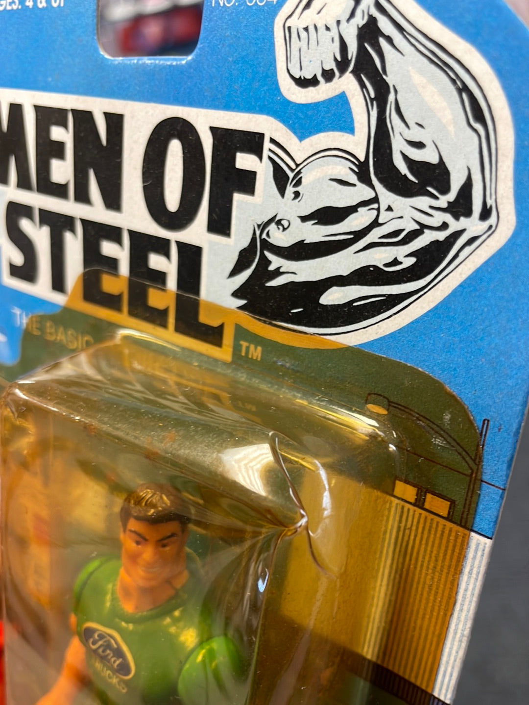 Ford Truck Driver 3.75 figure (Vintage NYlint, Men of Steel 1989) product image 9, provided for visual reference and product