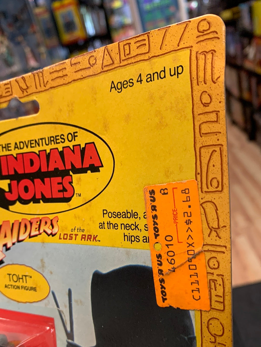 Toht 4 Back(Vintage Indiana Jones ROTA, Kenner) Sealed product image 6, provided for visual reference and product detail