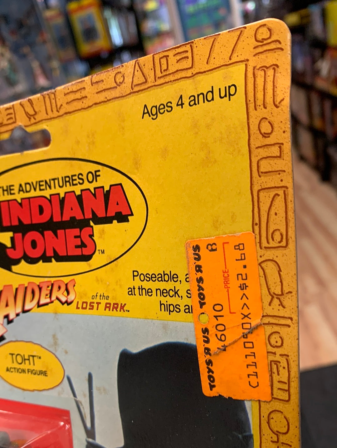 Toht 4 Back(Vintage Indiana Jones ROTA, Kenner) Sealed product image 6, provided for visual reference and product detail
