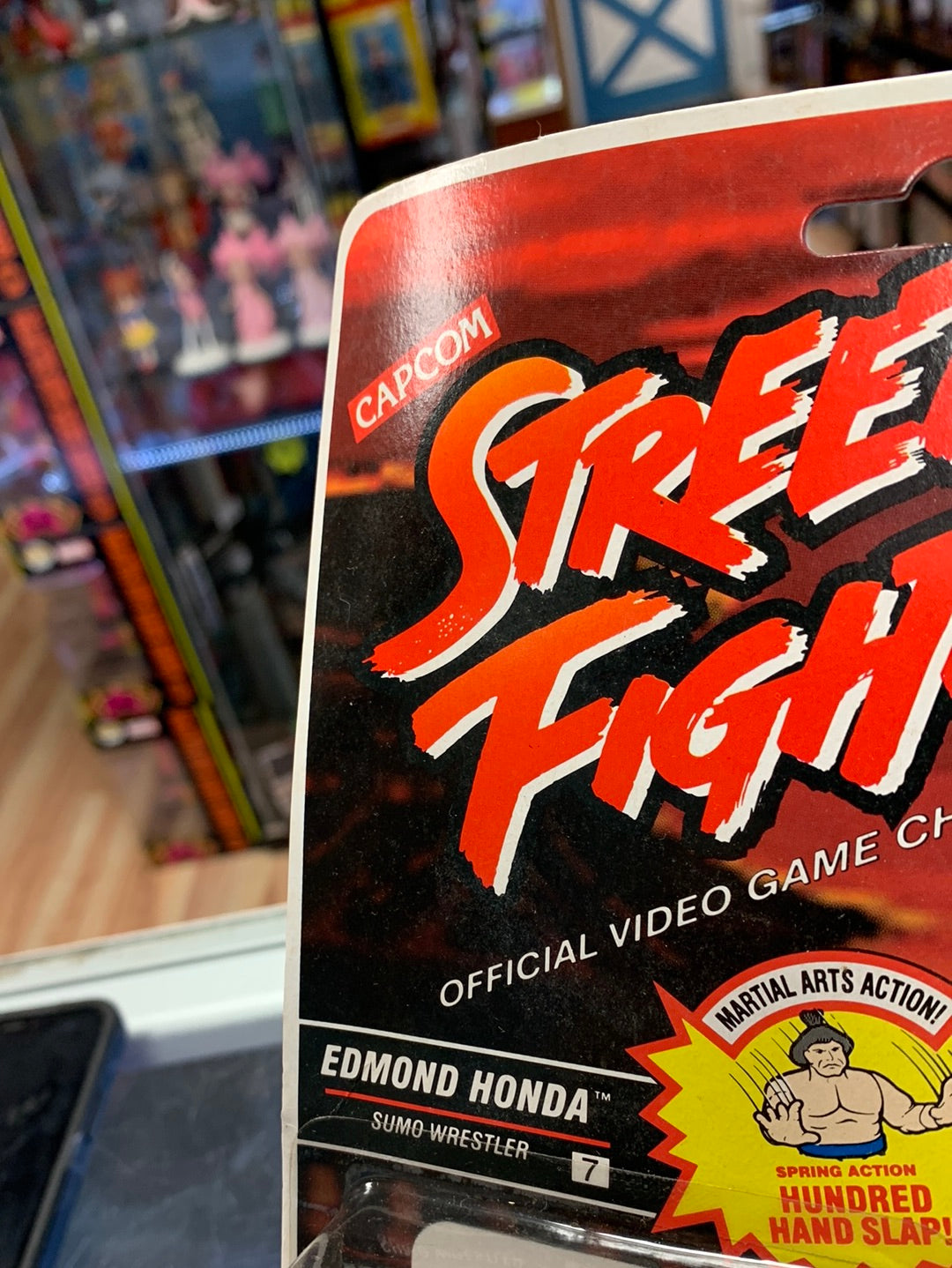 Edmond Honda 81091 (Vintage Street Fighter GI Joe, Hasbro) Sealed product image 4, provided for visual reference and product