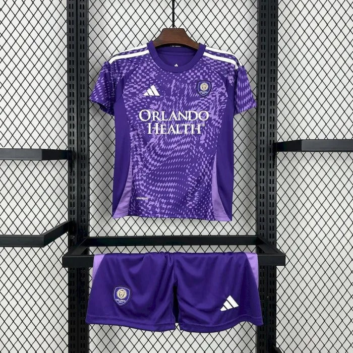 kids orlando city jersey 25/26 home football kit soccer product image 1
