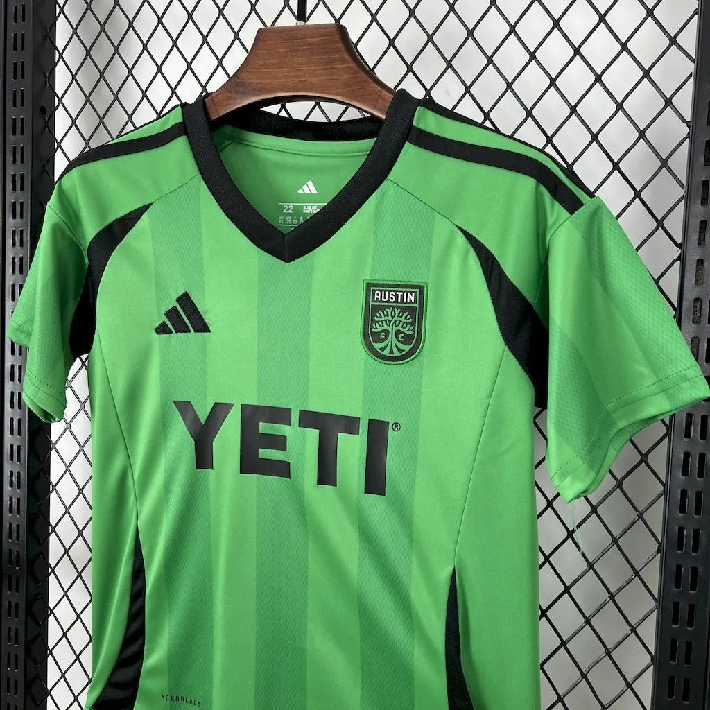 kids austin jersey 25/26 home football kit soccer product image 4