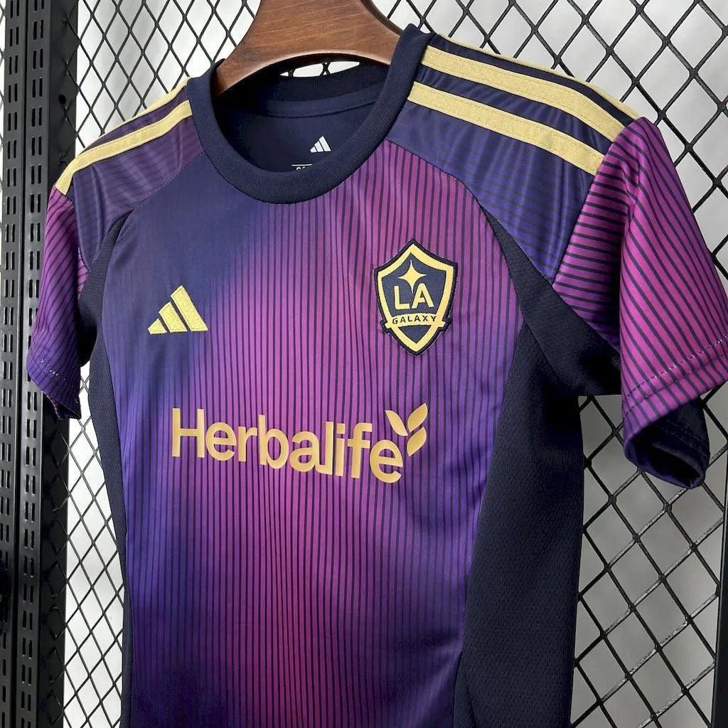 kids los angeles galaxy jersey 25/26 away football kit product image 4