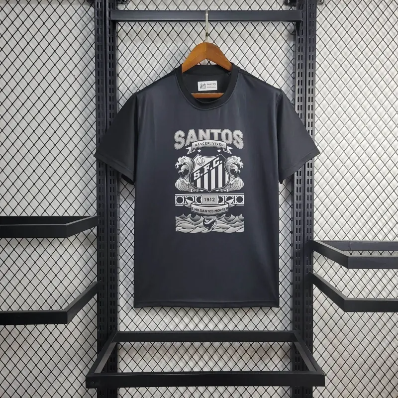 santos jersey 25/26 black football kit soccer product image 1